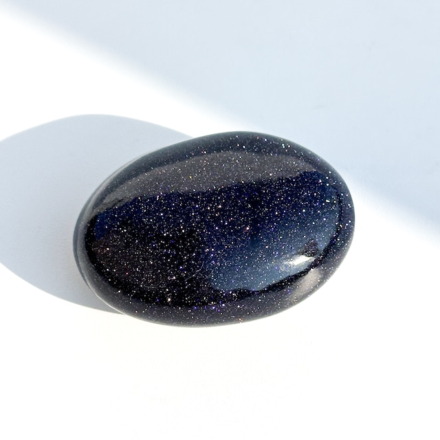 ブルーゴールドストーン パーム15◇ Blue Gold Stone ◇ 鉱物・パワーストーン・インテリア