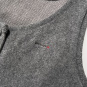 美品 Mademoiselle NON NON マドモアゼルノンノン ウール サロペット /グレー/つなぎ/オーバーオール/パパス/日本製