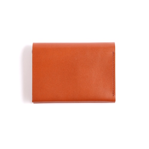 Postalco／Pressed Cotton Card & Coin Wallet／Brick  Red