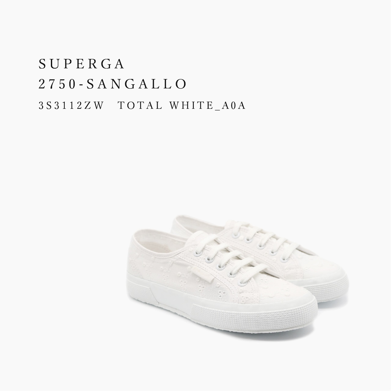 SUPERGA 2750 SANGALLO 3S3112ZW TOTAL WHITE (A0A)