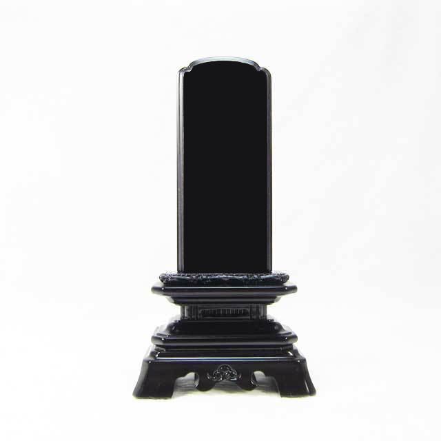 位牌　黒檀角切4.5号　1戒名彫無料 位牌 黒檀角切4.5号 1戒名彫無料 | namuart ナムアート
