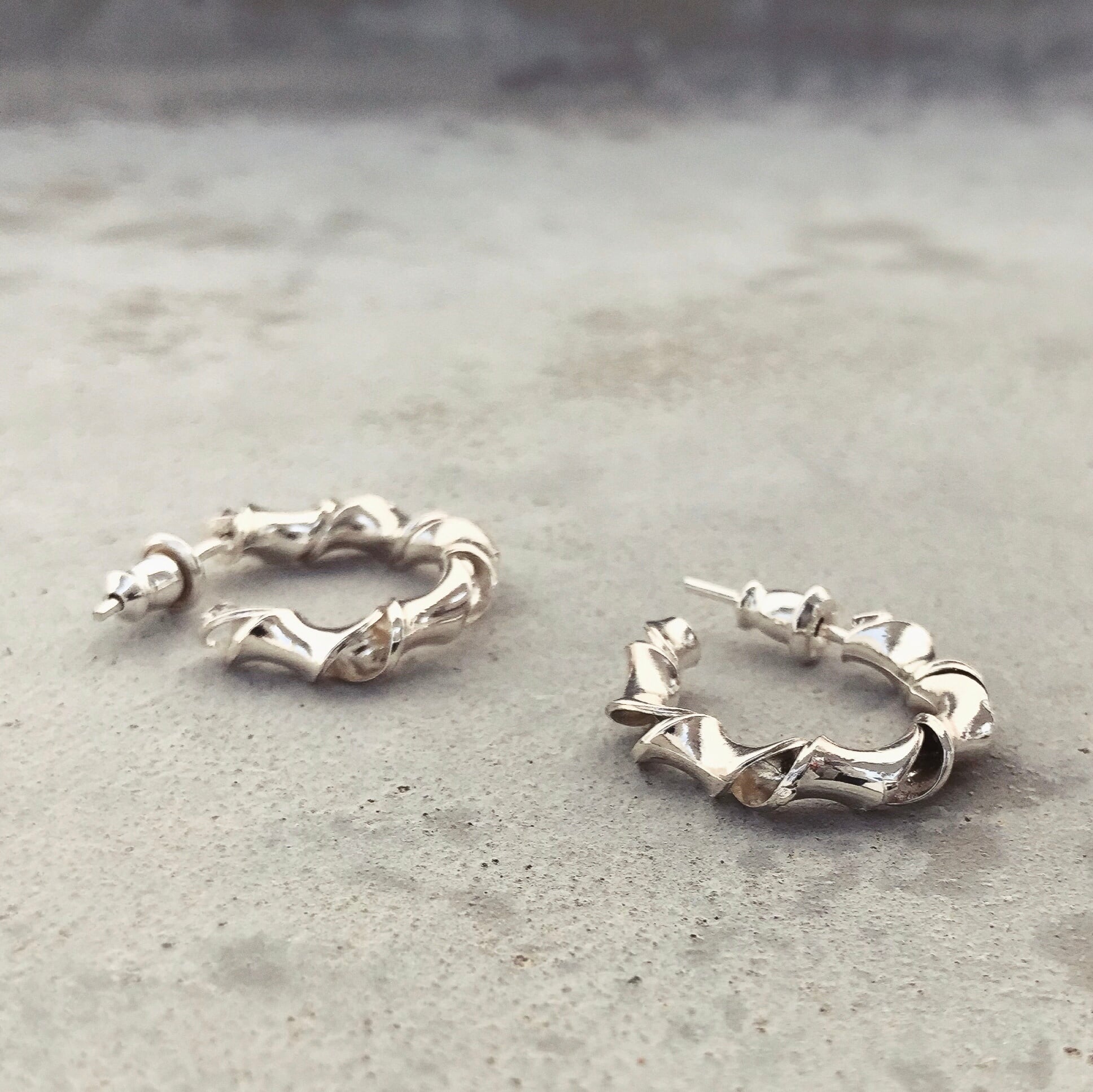 meian silver - screw pierce | HAPPY COMPANY