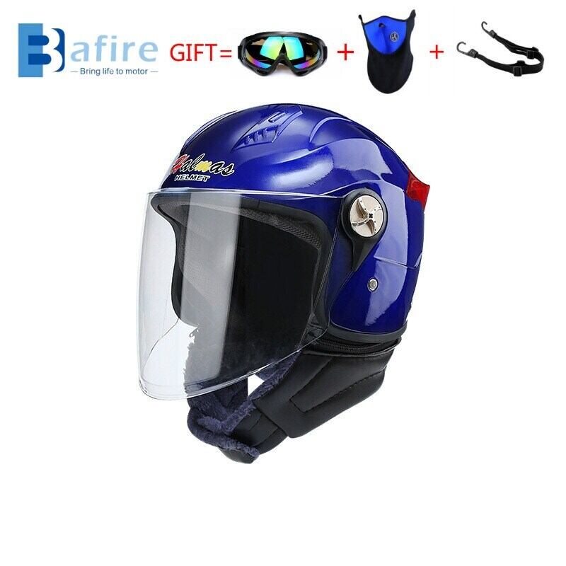 新作 BAFIREオートバイヘルメットフリーサイズ58-62cm電動オートバイ