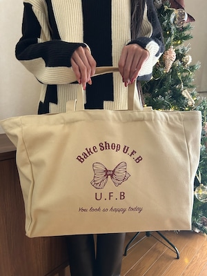 『U.F.BのオリジナルBIG BAG（アイボリー）』