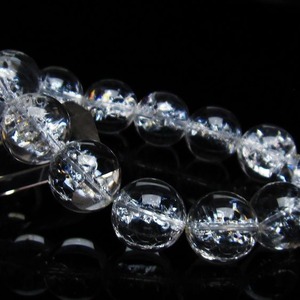 アイリスクォーツ 水晶 ブレスレット 18mm 一点物 おまかせ便 111-35495