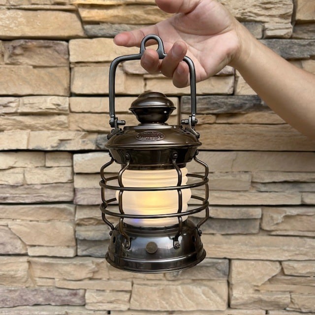 VERMONT LANTERNS ＜バーモントランタン＞ 】LED Antique Brass Mini