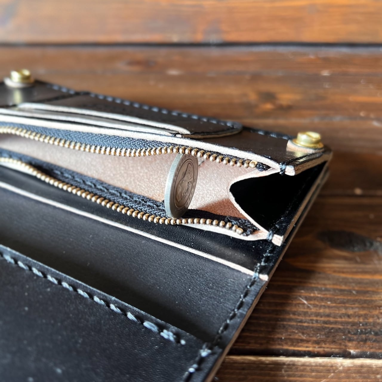 カスタムオーダー Trucker Wallet-13】 | yc_leather.craft