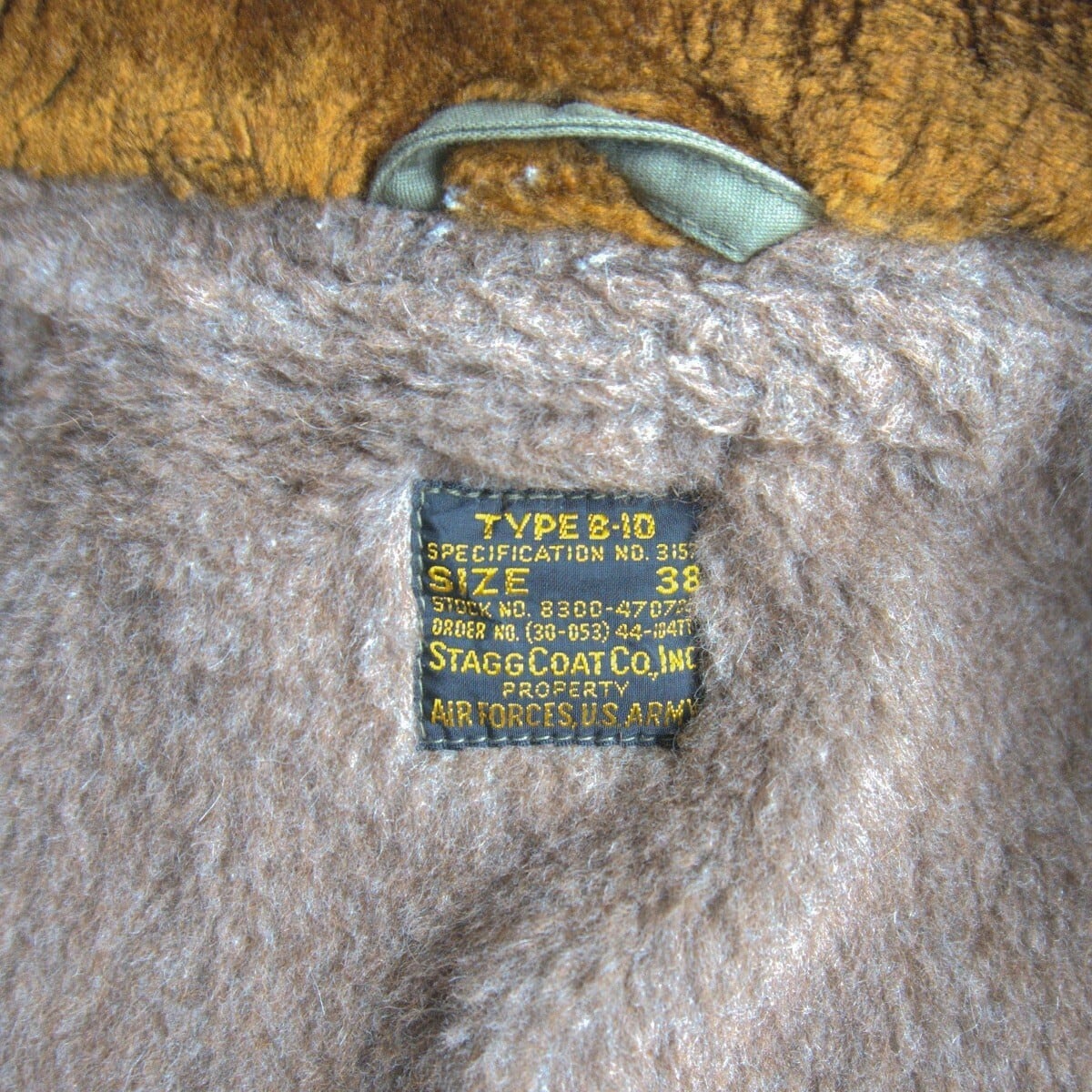 【美品】THE REAL McCOY'S B-10 サイズ38 The REAL McCOY'S】【アウター】ザリアルマッコイズ『TYPE B-10