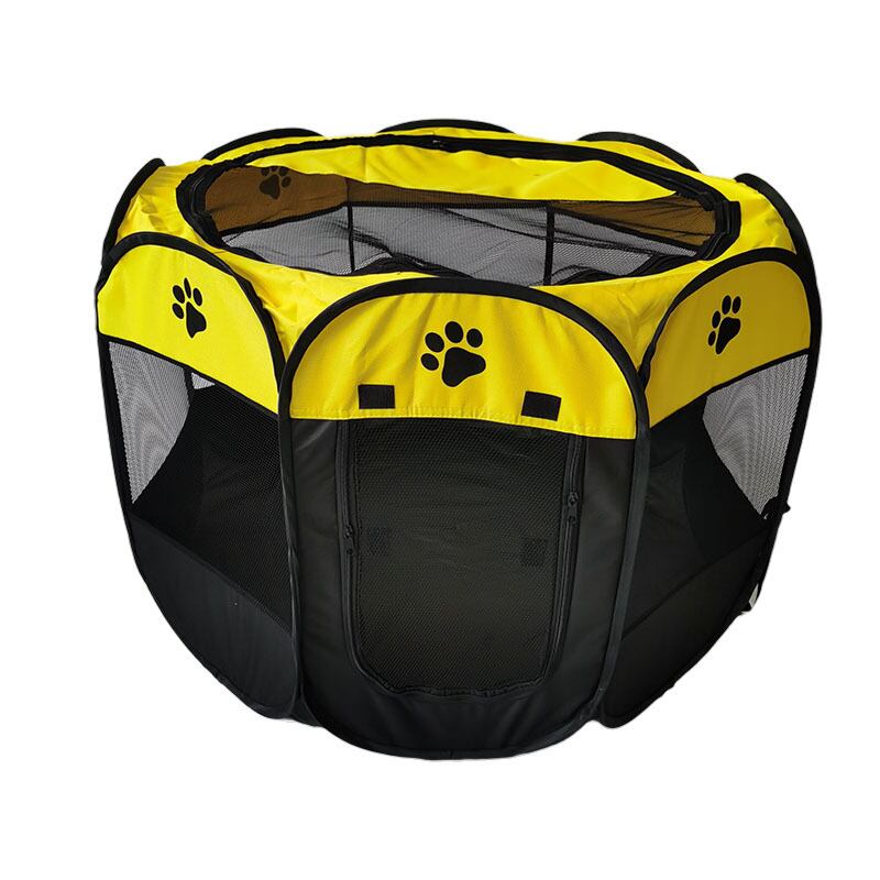 【新作】【送料無料】 特大の八角形のペットの配達部屋犬のケージ猫のくず折り畳み式のOxd布防水とスクラッチ耐性犬のテントペットフェンス-アリババ 3AB-mew93211981755