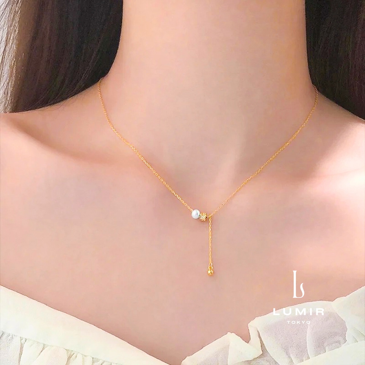 ミスティックパールチェーンネックレス