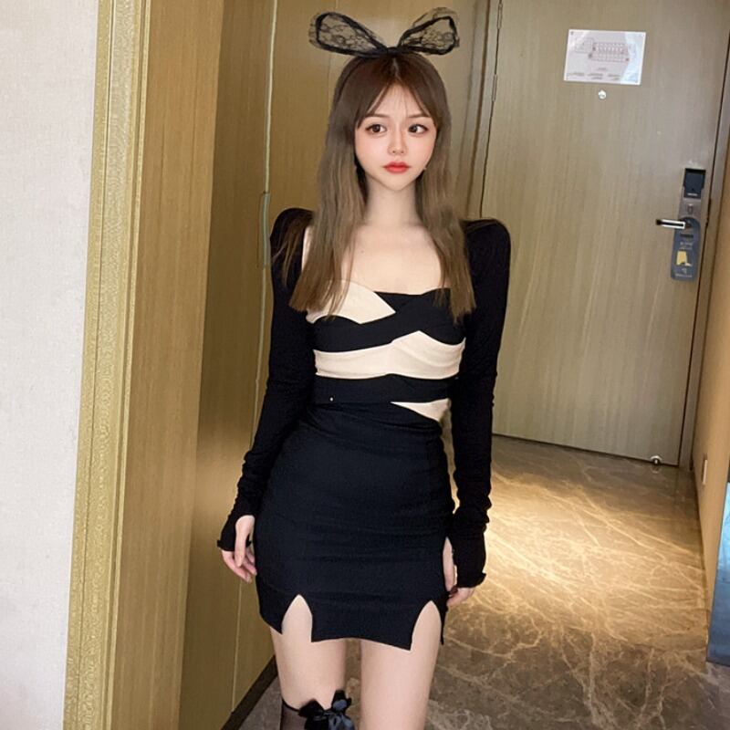 オータムブラウス ジャケット トップス スリムドレス 秋物 ハンチェンe82718688986