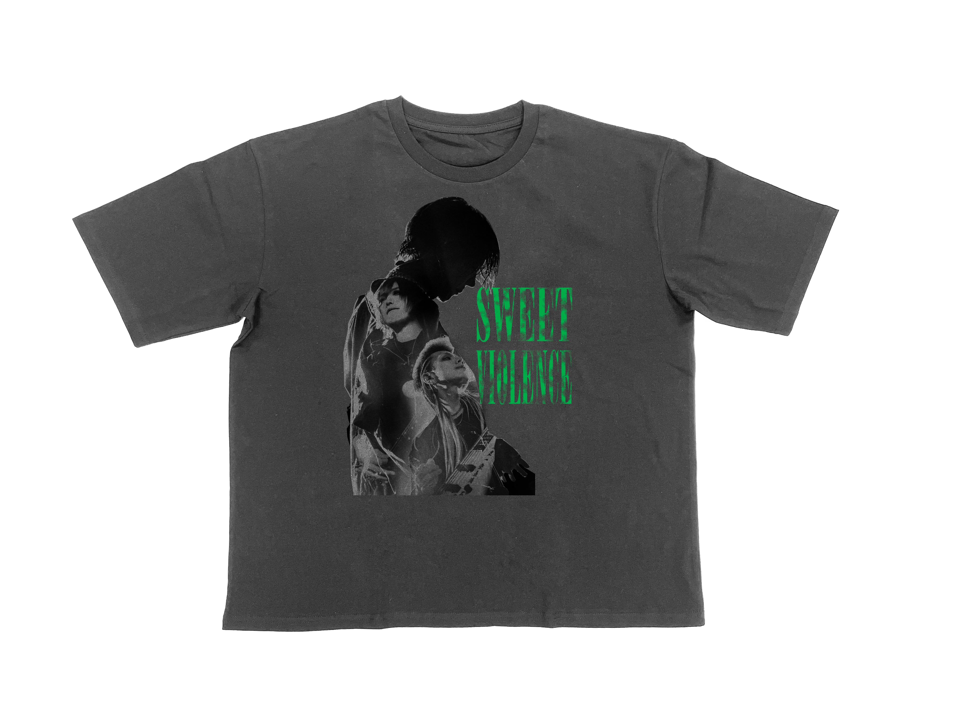 甘い暴力 スウィートペインロックンロール Tシャツ 甘い暴力 スウィート・ペイン・ロックンロール Tシャツ うっさver. M
