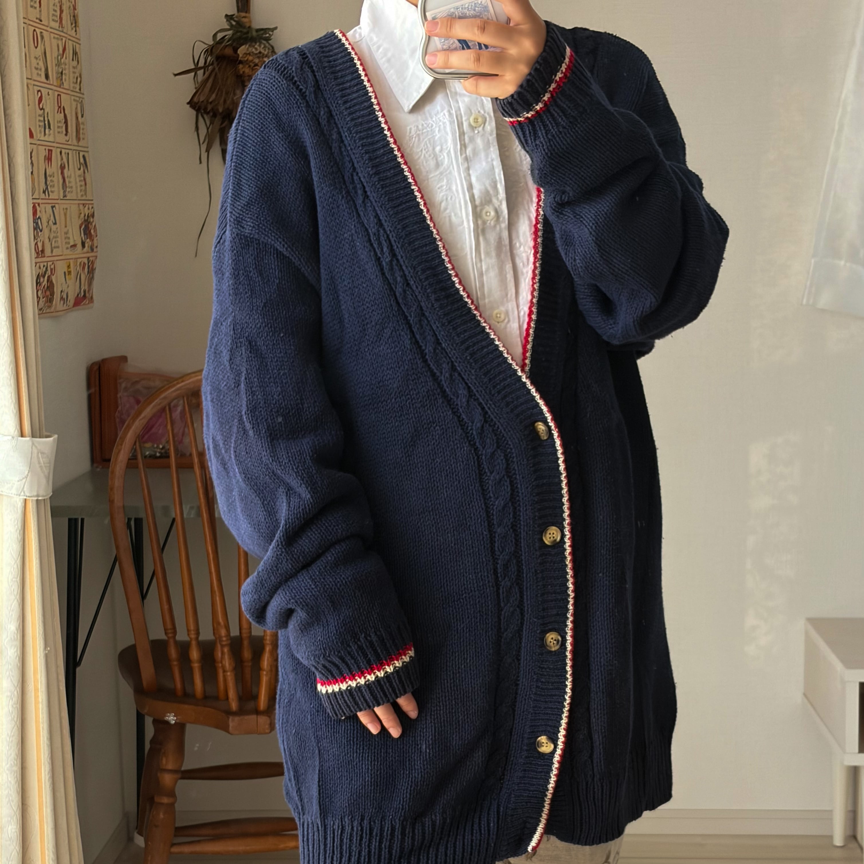 cardigan 古着 カーディガン オーバーサイズ