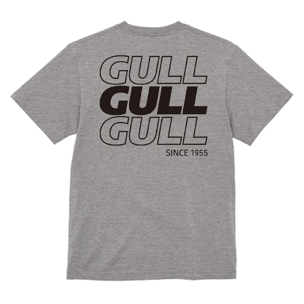 【OnlineStore限定】GULL デザインTシャツ（Tri-GULL）″ ミックスグレー ”