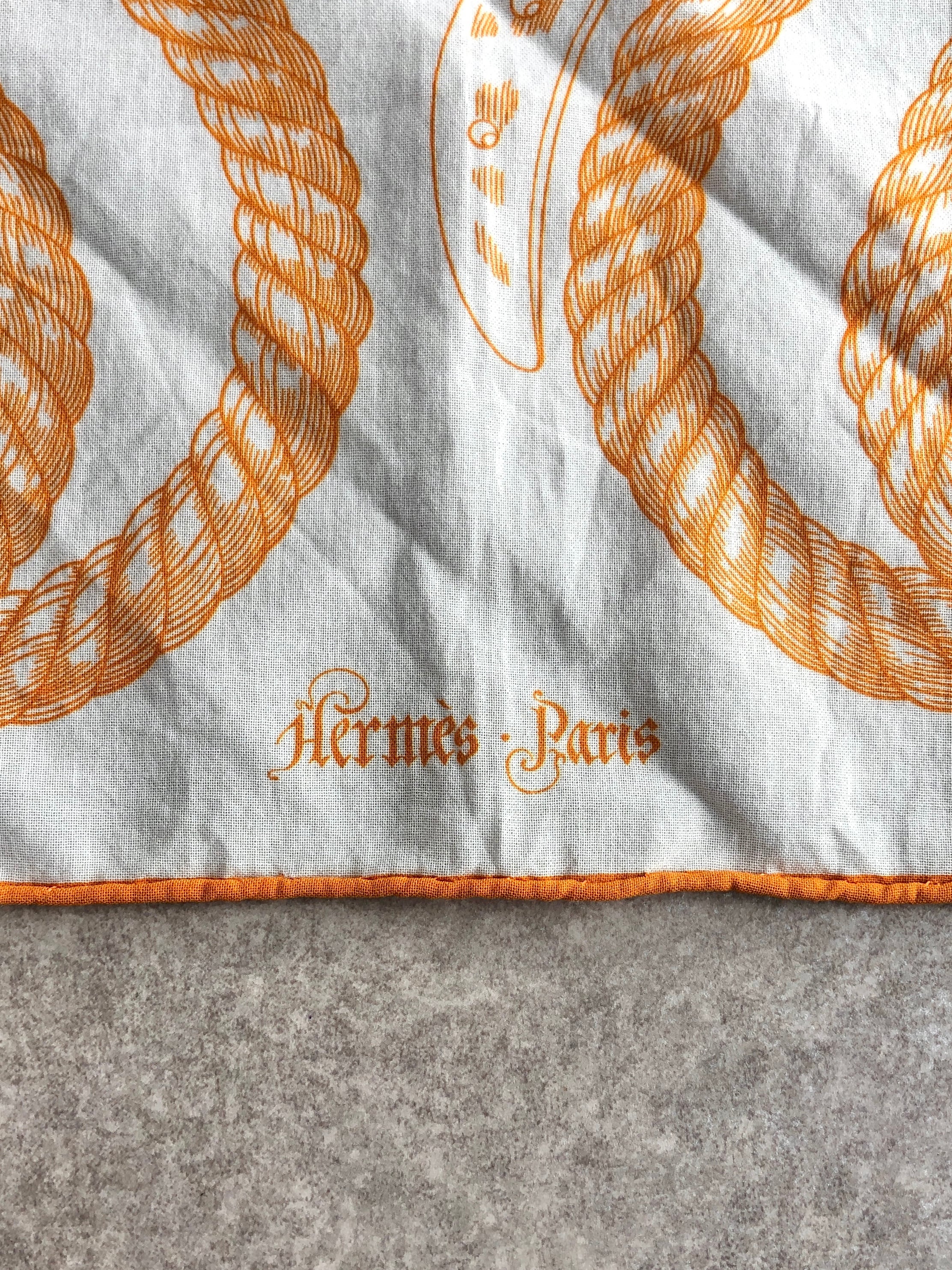 HERMES エルメス スカーフ ホワイト 馬具モチーフ シルク デッラ