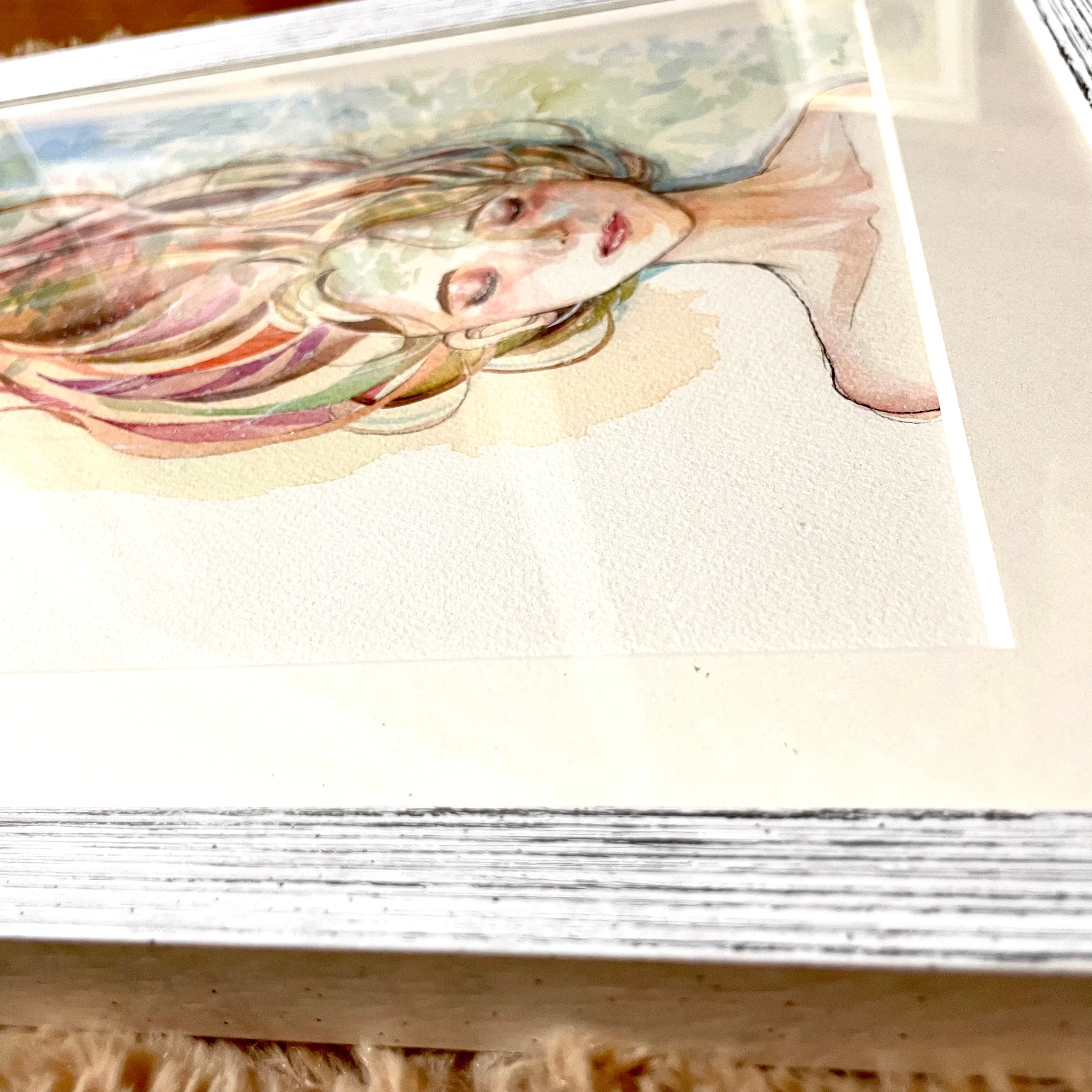 デザフェス出展】「hair wind」水彩原画イラスト | 【ラブマ(ライブ