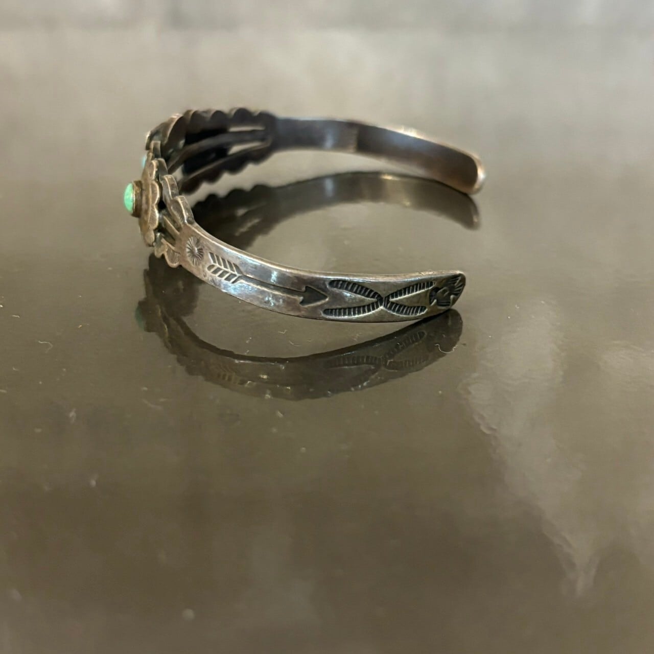 20's~40's vintage navajo 逆卍 ターコイズバングル | one day store
