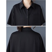 レースティアード シャツワンピース  30121