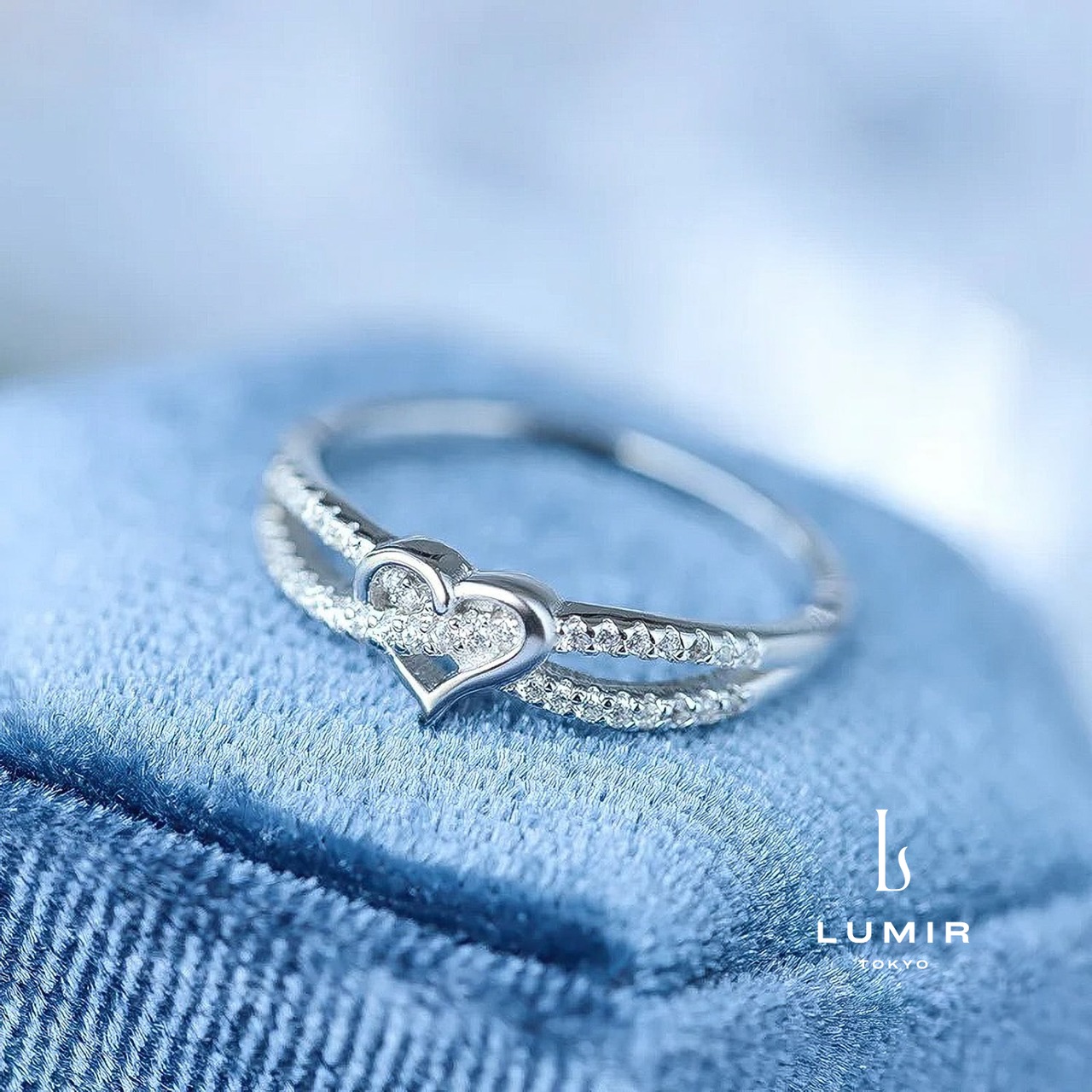 【数量限定アイテム】ロマンティックツイストジルコニアリング