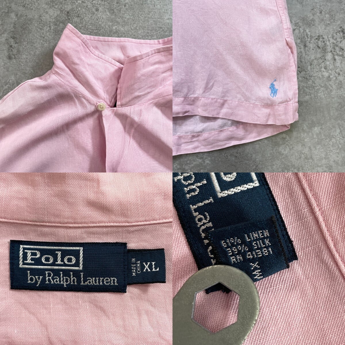 90年代 Polo by Ralph Lauren ポロバイラルフローレン オープンカラー 90年代 Polo by Ralph Lauren ポロバイラルフローレン オープンカラー