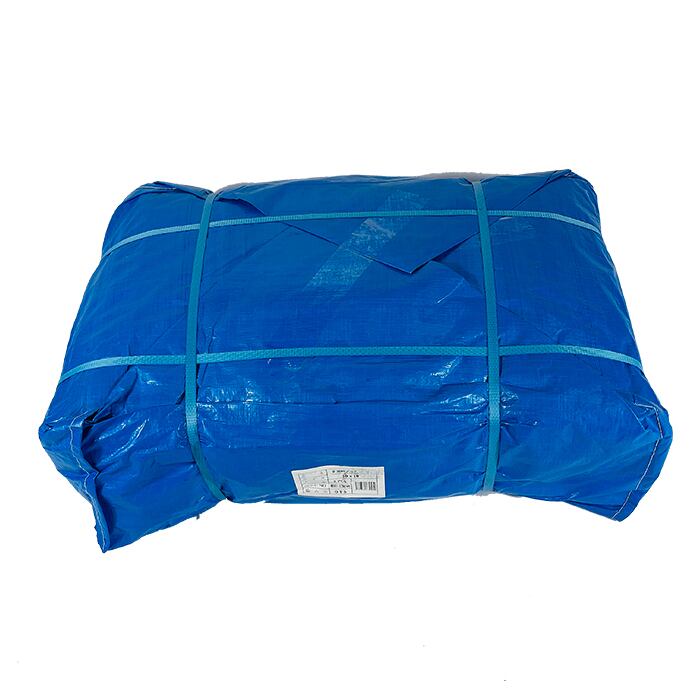 (個人宅は別途送料)輸入ブルーシート 厚手 #3000 5.4×7.2m 5枚セット ハトメ加工あり san-ai 約2.7kg級品 3000番手 豪雨・台風・水害対策 防災 レジャー、アウトドア、野積カバー用、雨から守る積荷カバー用に