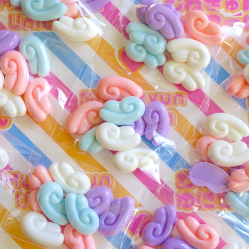 O239【4色32個セット】ミニ天使の羽 左右ペアセット | デコパーツと