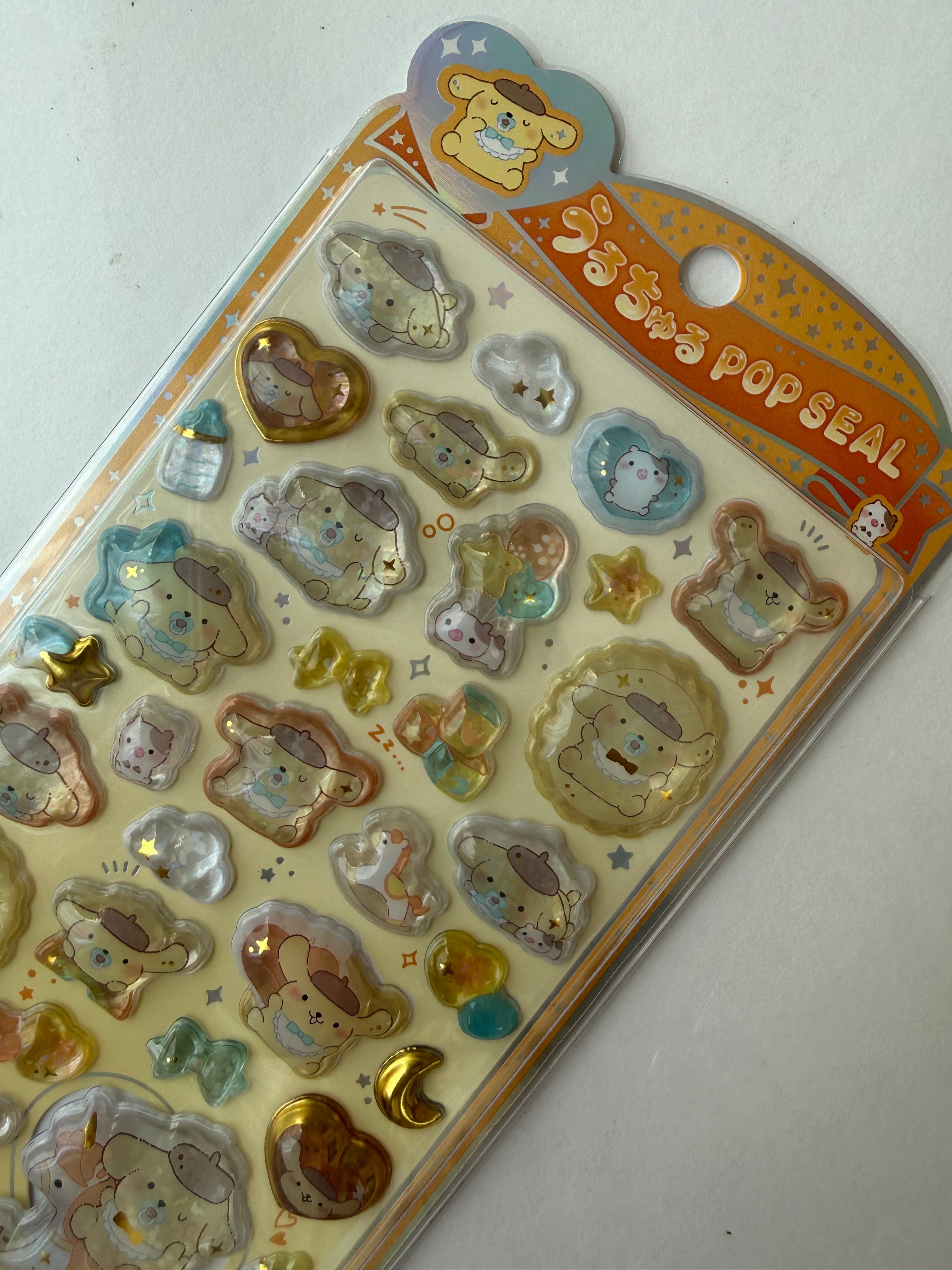 クラックス CRUX うるちゅる ポップシール ポムポムプリンベビー