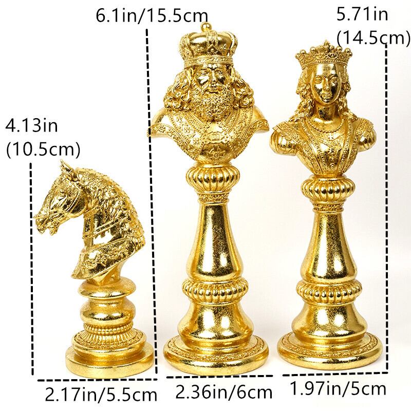 オブジェ エレガント チェス 駒 4体セット おしゃれ かわいい