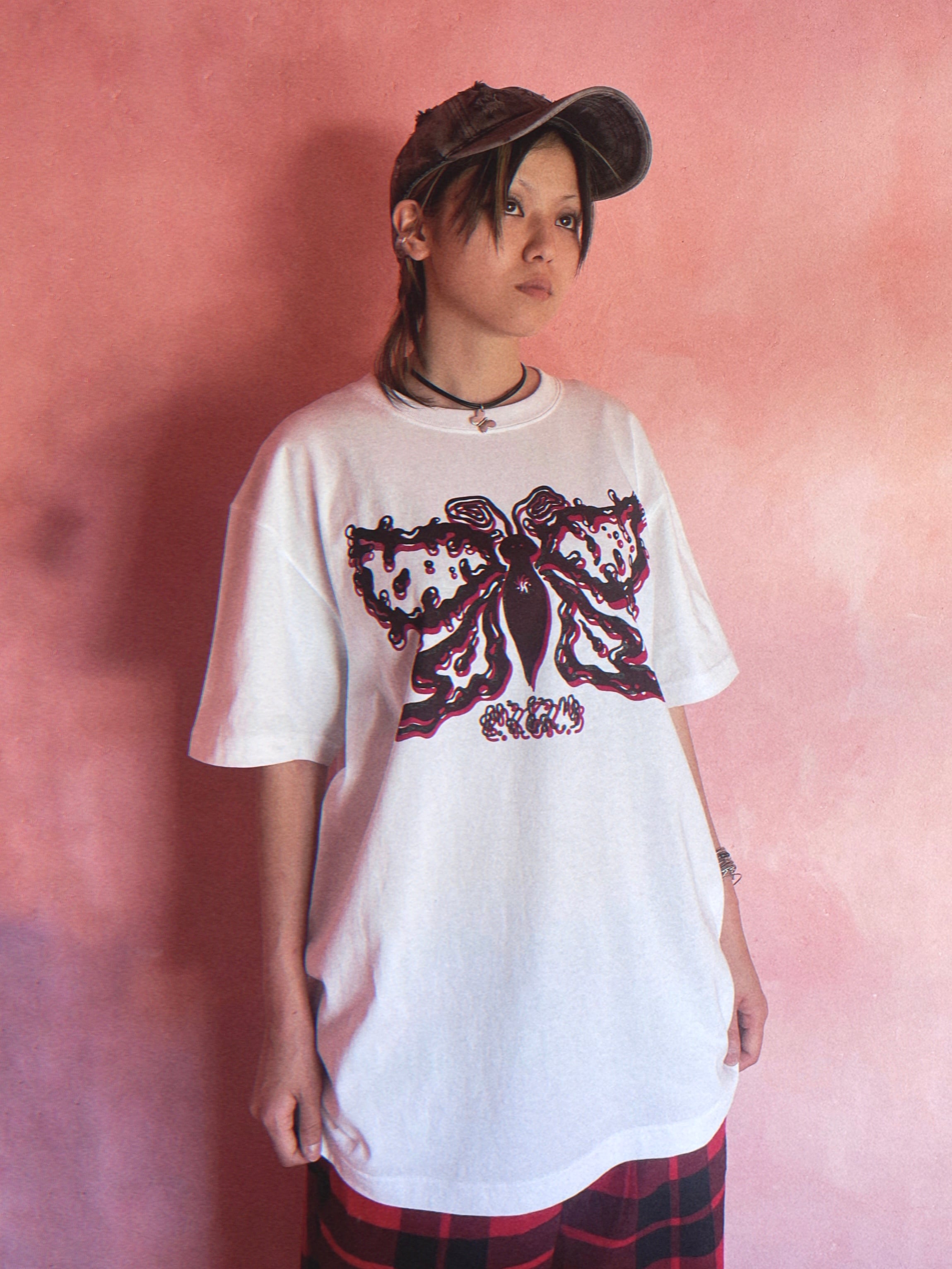 The world behind butterfly t-shirt