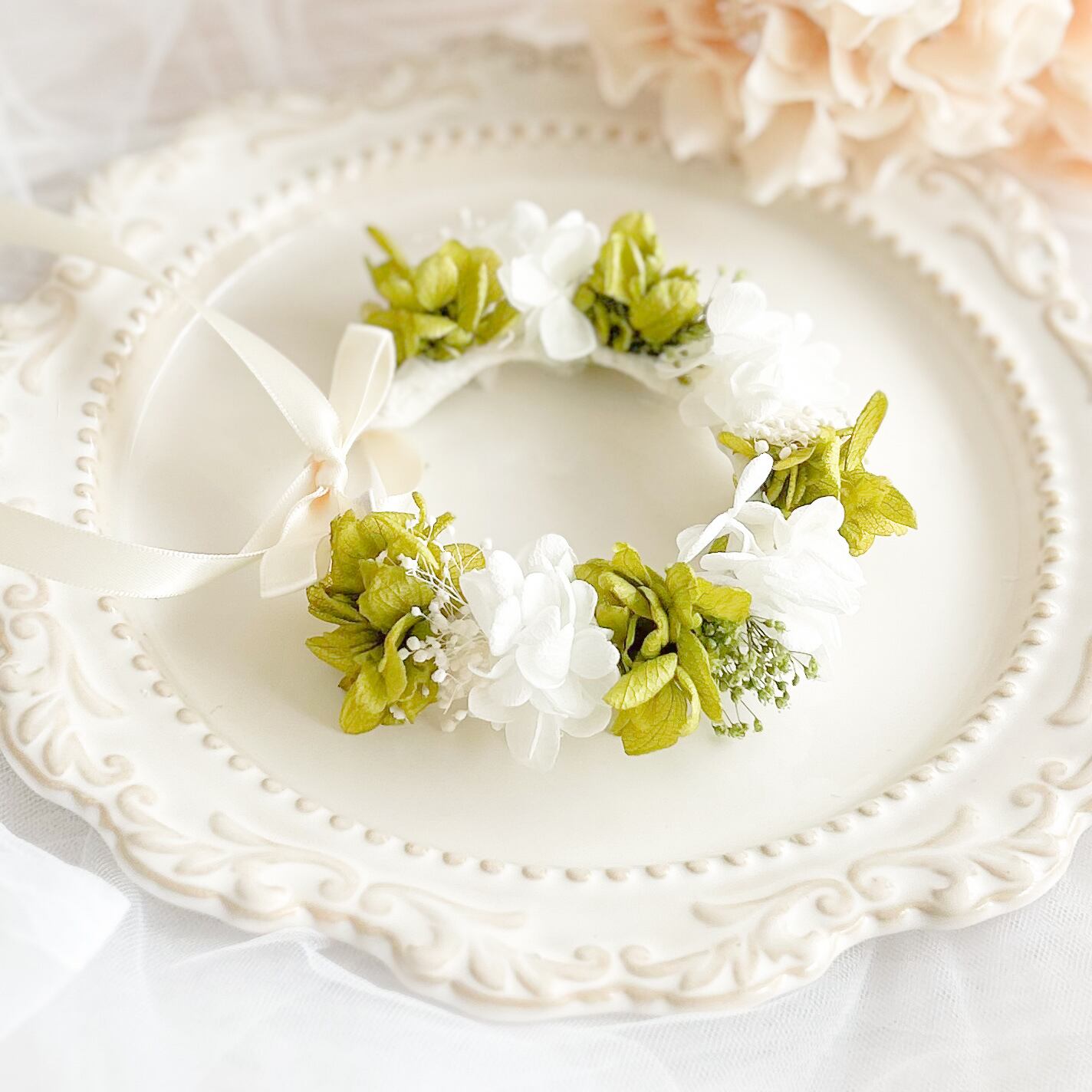 greentea 【ペット用花冠】