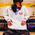 RETRO DINER L/S T-SHIRTS（WHITE/RED）