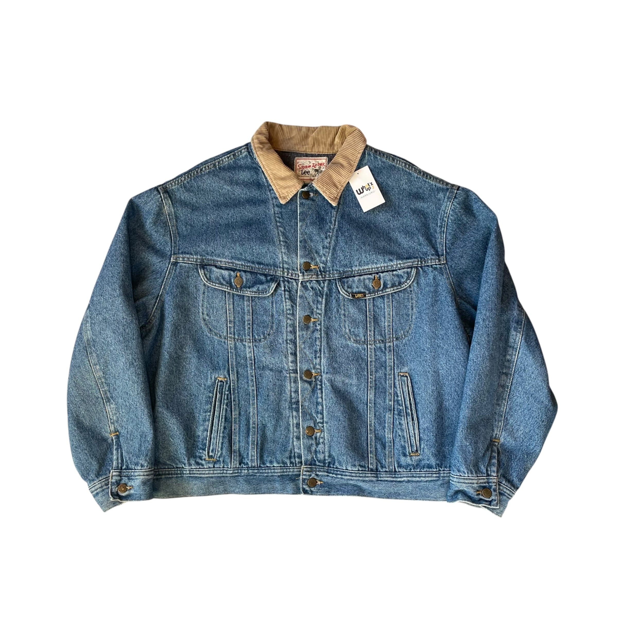 1990s Lee 101-LJ Storm Rider Denim×blanket Jacket