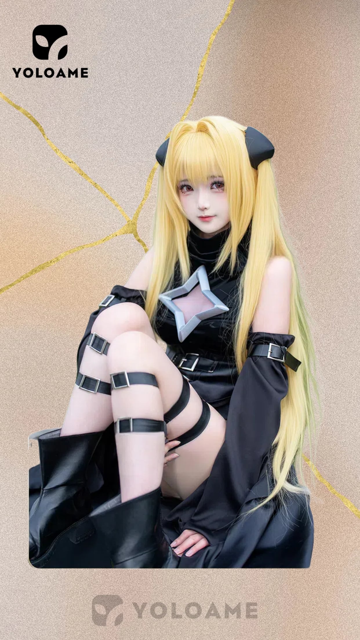 UWOWO製 ToLOVEる 金色の闇 ToLOVE ヤミちゃん コスプレ 衣装 UWOWO To