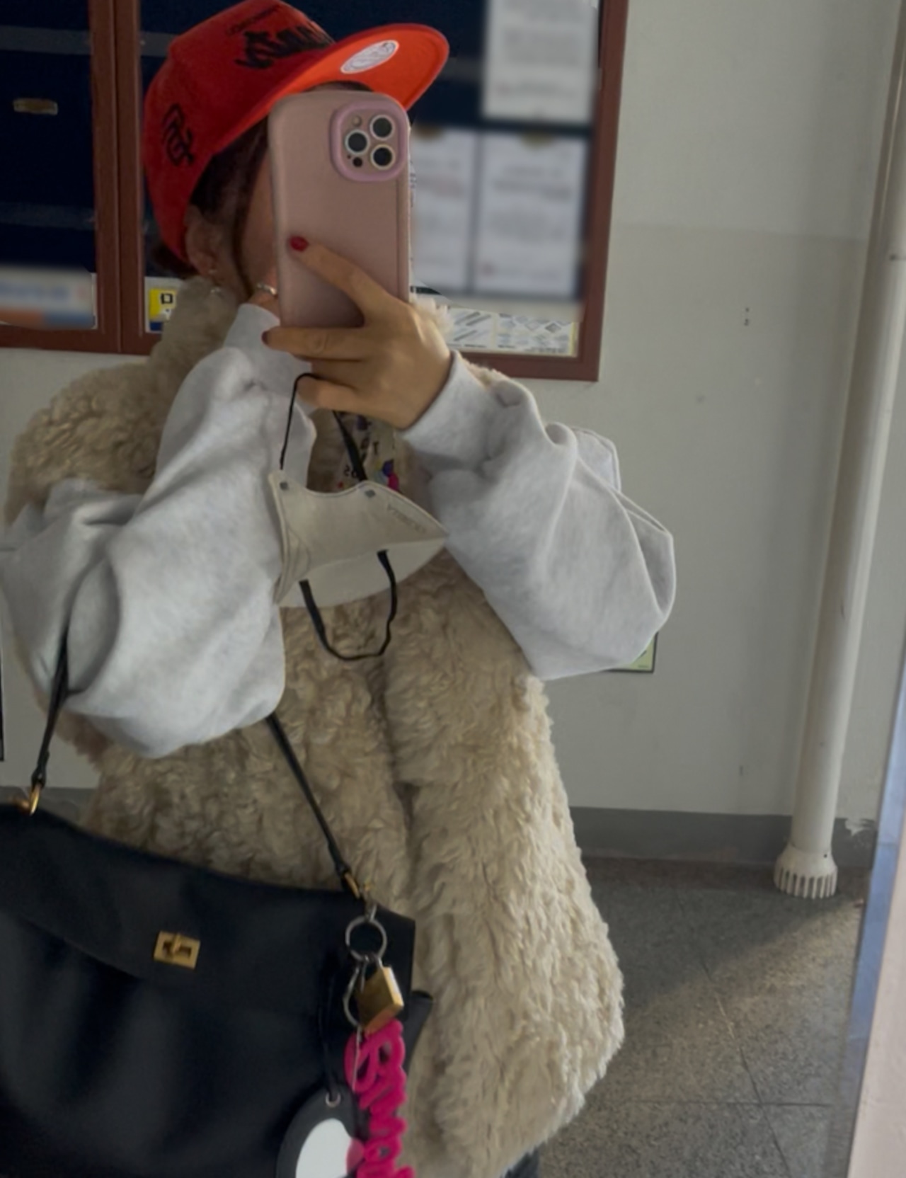 【25aw】Poodle High-neck Fur Vest_2colors