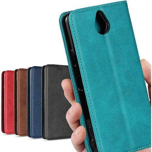 京セラ かんたんスマホ 705KC ケース 手帳型 ワイモバイル kyocera 簡単スマホ 705kc カバー スマホケース Y!mobile simフリー スマホケース 携帯カバー 手帳型 カバー 財布 case iCoverCase 内蔵マグネット 携帯カバー カード入れ スタンド機能 落ち着いた色 レトロ ターコイズ 796