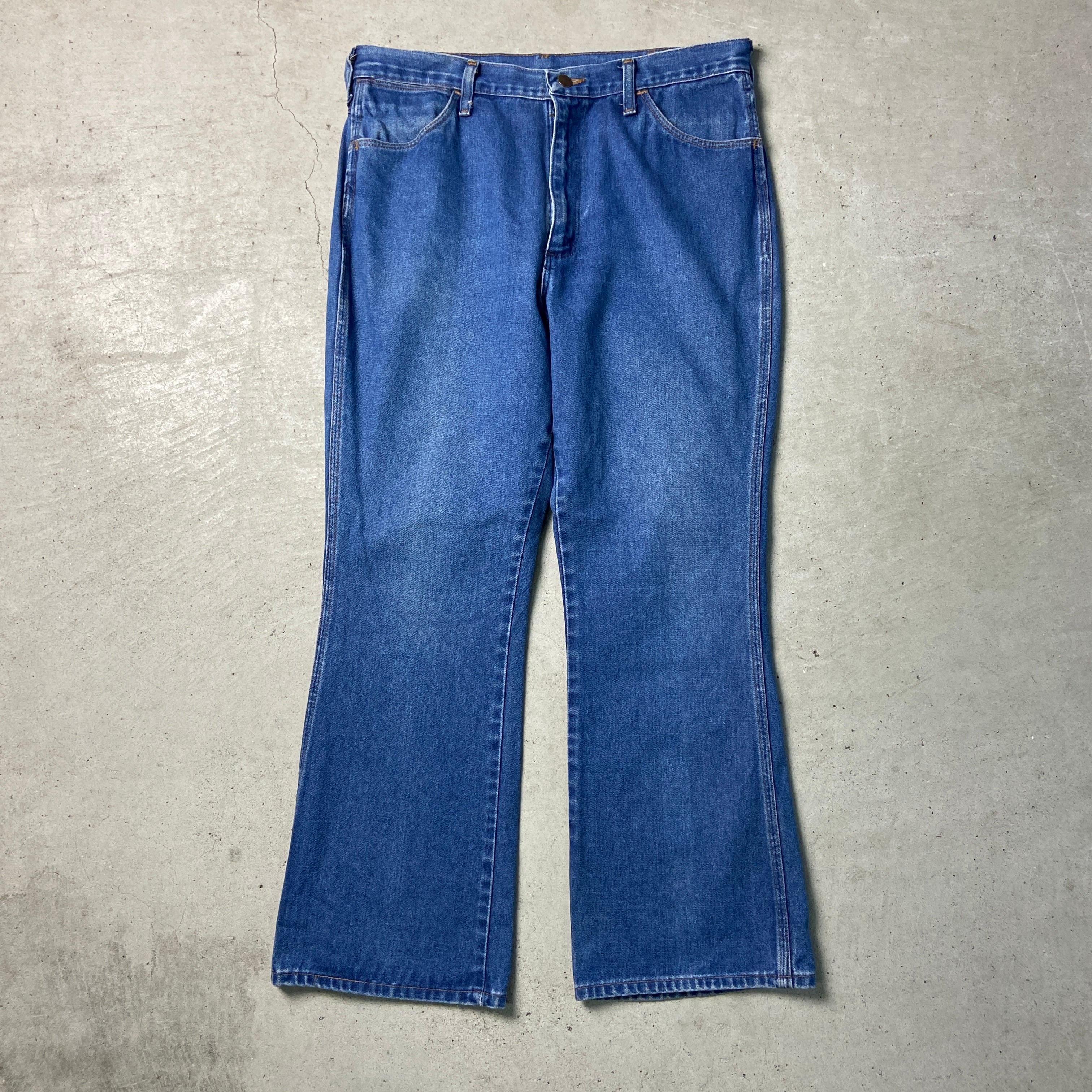 80年代 Wrangler ラングラー フレアデニムパンツ W34相当 古着 80s