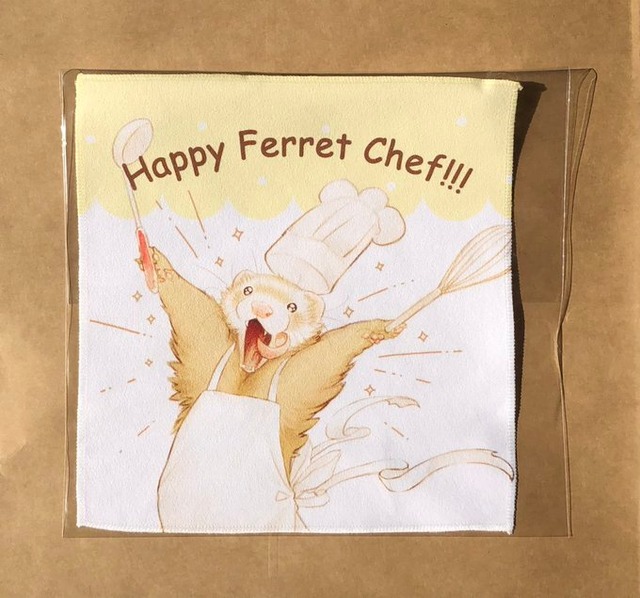 Happy Ferret Chef!!! ハンカチ