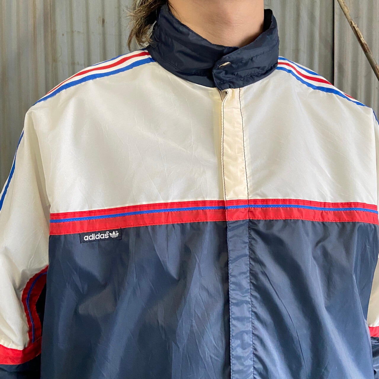 70年代 フランス製 adidas VENTEX アディダス ロゴプリント 