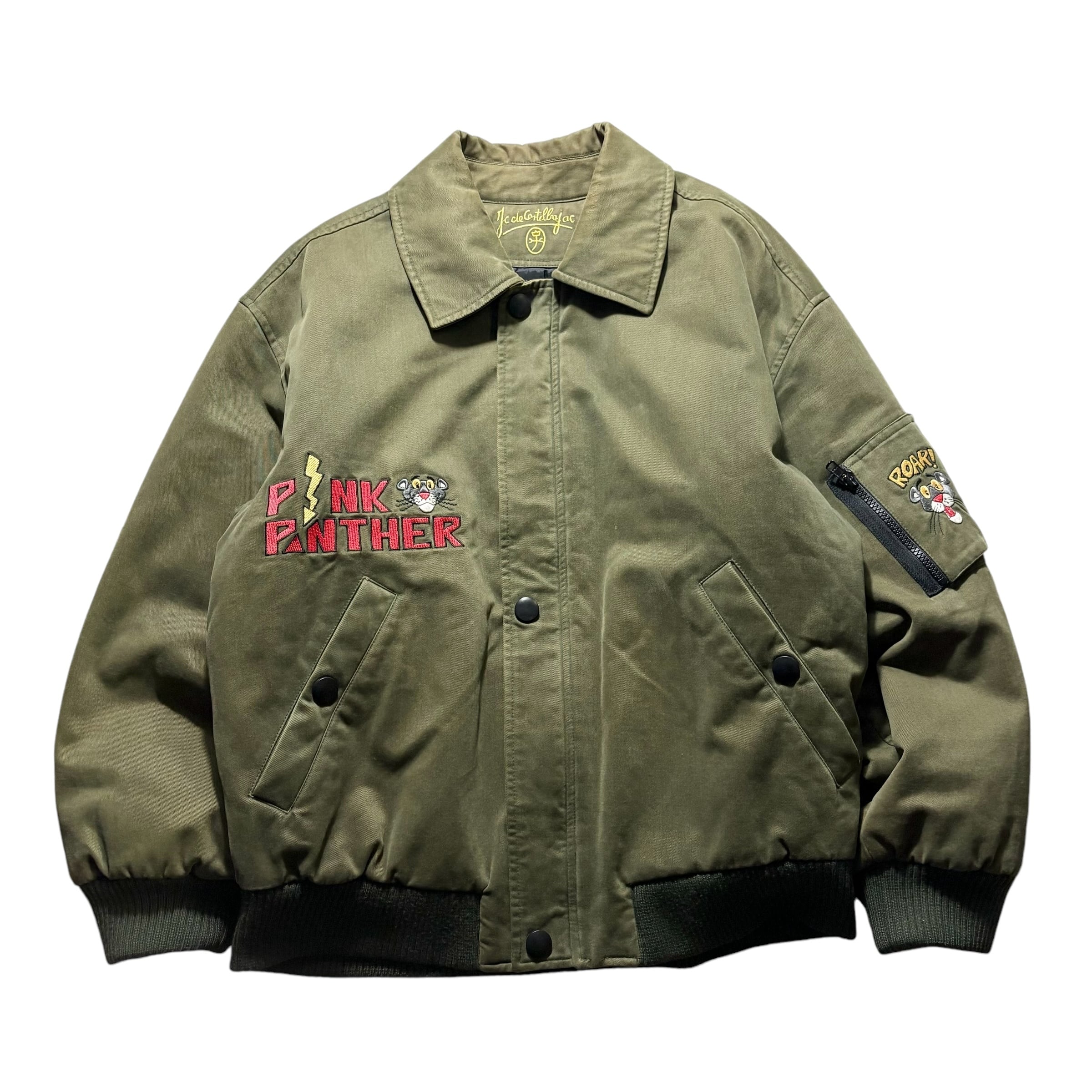 vintage CASTELBAJAC flight bomber jacket “PINK PANTHER” | NOIR ONLINE