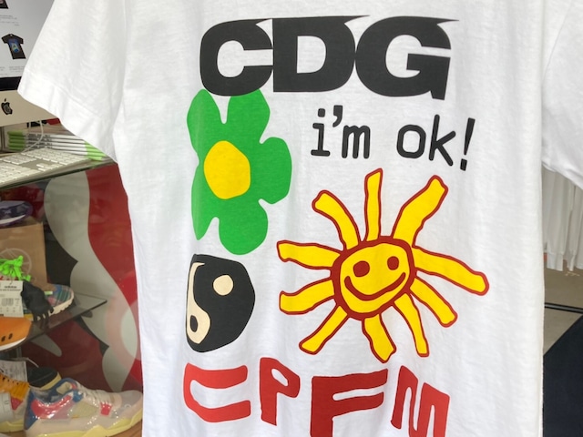 COMME des GARCONS 21SS CDG × CPFM A TEE WHITE LARGE 55KG7066