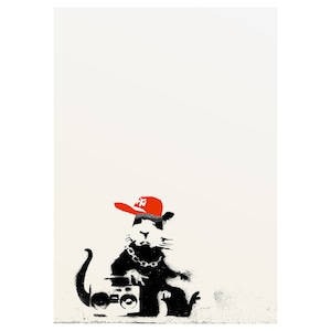 Banksy -Hip Hop Rat-