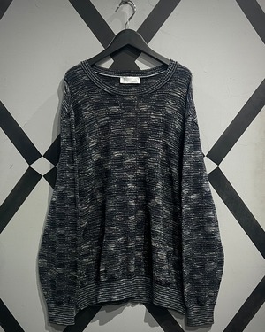 【X VINTAGE】"MISSONI" Mulch Color Loose Pullover Knit