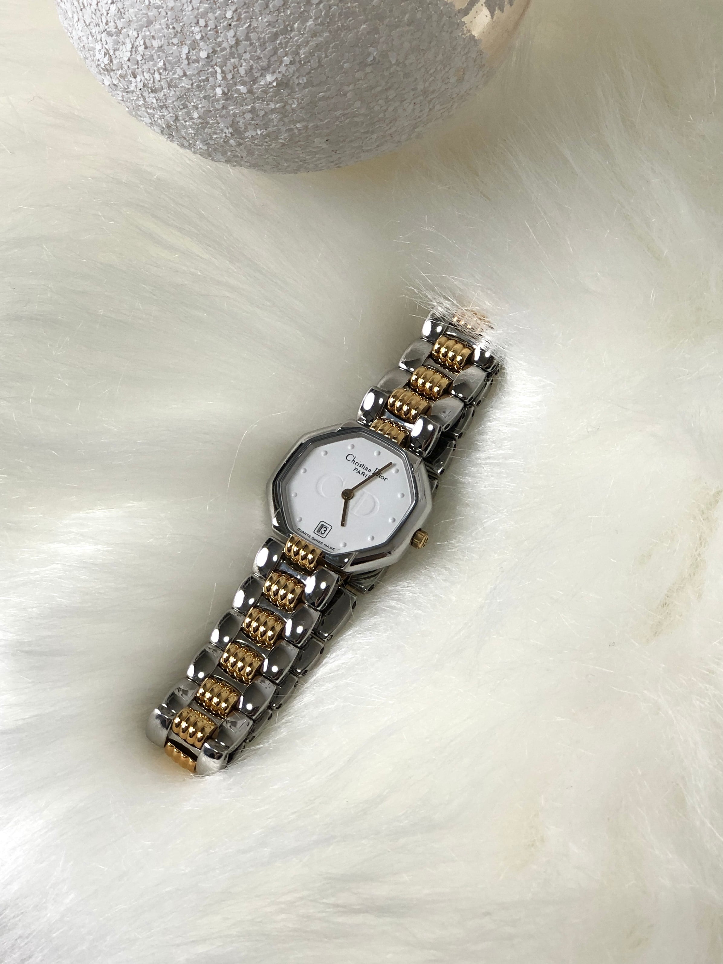 Christian Dior クリスチャン ディオール オクタゴン D48-203 時計 ゴールド vintage ヴィンテージ オールド  3umdyw | VintageShop solo powered by BASE