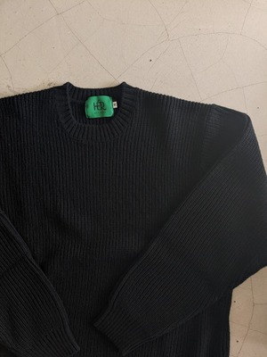 OVERSIZED KNIT / BLACK (M)