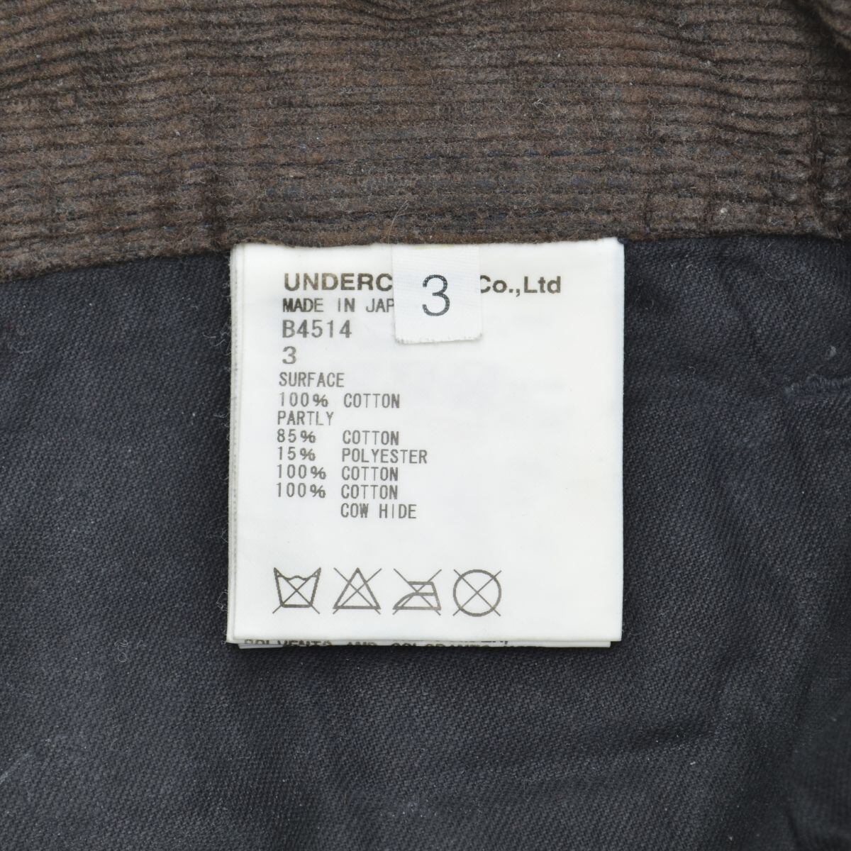 UNDERCOVER / アンダーカバー 08AW UNREAL REAL CLOTHES B4514
