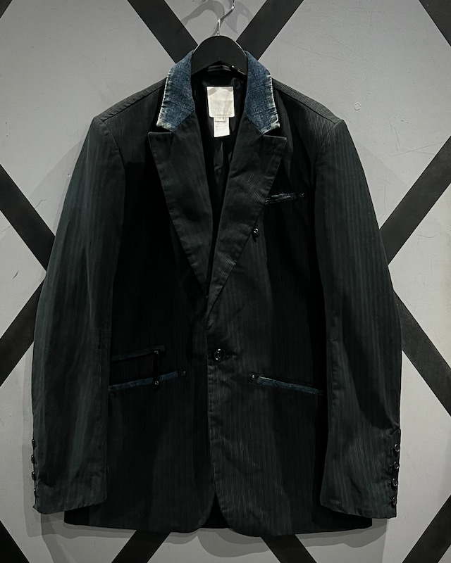 【X VINTAGE】“DIESEL” Denim Switching Tailored Jacket