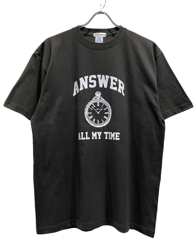 ANSWER COLLECTION / ALL MY TIME COLLEGE T-SHIRTS