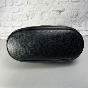 DIOR ディオール CD ロゴ 金具２WAY レザー ショルダーバッグ 黒 A-12894