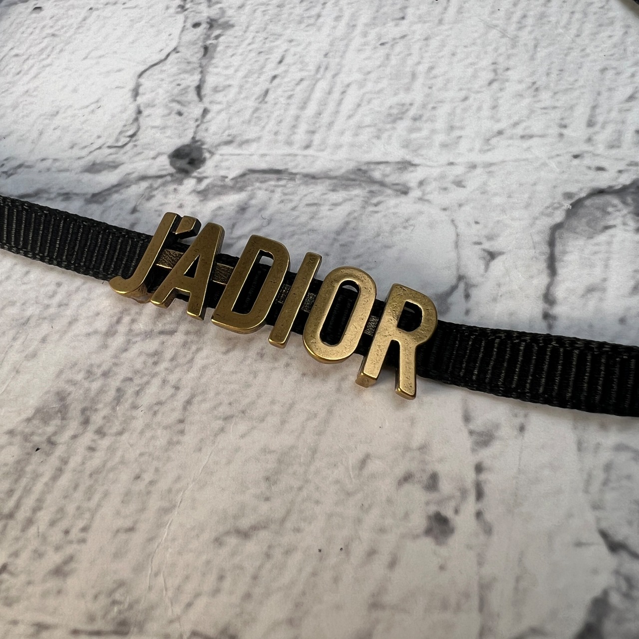 Dior ディオール   チョーカー ブラック A-9306