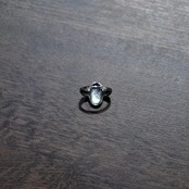 silver 925 flower design ring